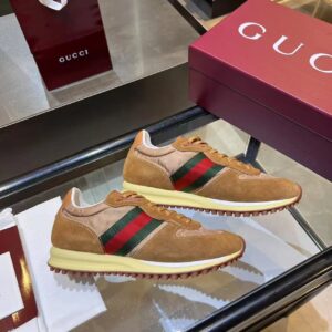 gucci re motion sneakers brown