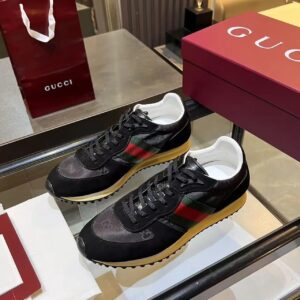 gucci re motion sneakers black