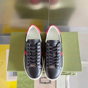 gucci ace bee sneakers black