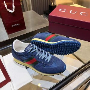 gucci re motion sneakers navy