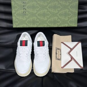 gucci re web sneakers white