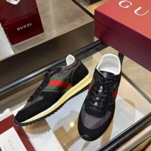 gucci re motion sneakers black