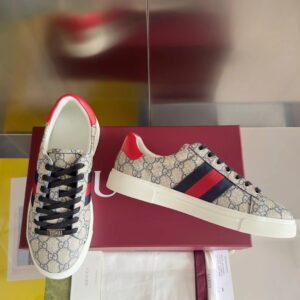gucci ace bee sneakers gray