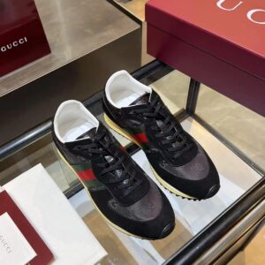gucci re motion sneakers black