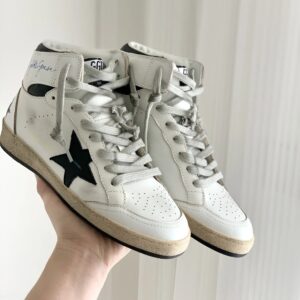golden goose sky star high top sneakers black