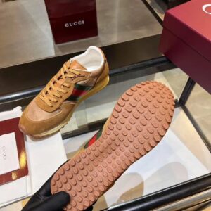 gucci re motion sneakers brown