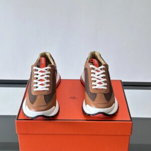 hermes hugo sneakers brown
