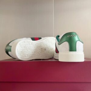 gucci ace bee sneakers white
