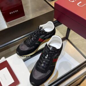 gucci re motion sneakers black
