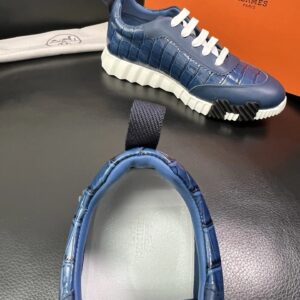 hermes bouncing luxury sneakers blue