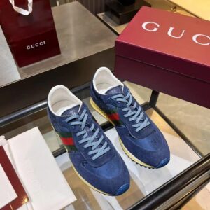 gucci re motion sneakers navy