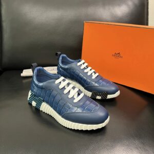 hermes bouncing luxury sneakers blue