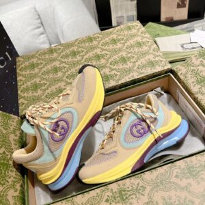 gucci run sneakers beige
