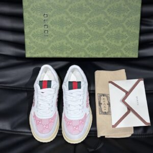 gucci re web sneakers pink