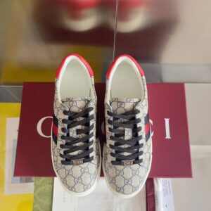 gucci ace bee sneakers gray