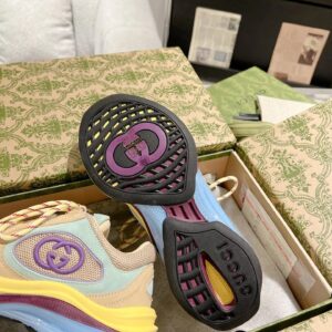 gucci run sneakers beige