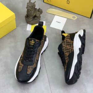 fendi new driving shoes black