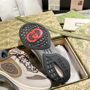 gucci run sneakers grey