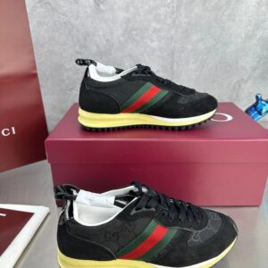 gucci re motion sneakers black