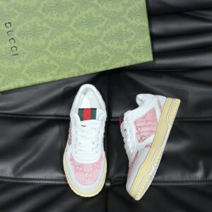 gucci re web sneakers pink