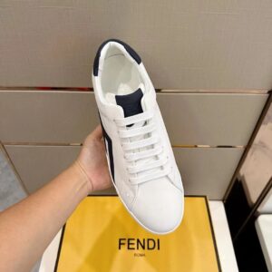 fendi ff men's sneakers white black