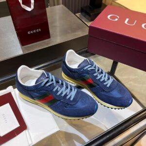 gucci re motion sneakers navy