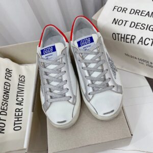 golden goose sstar sneakers red glitter