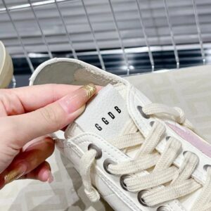 golden goose vstar2 sneakers white pink