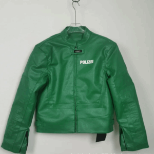 vetements embroidered jacket black