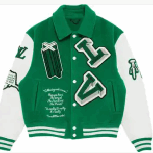 louis vuitton embroidered baseball jacket (unisex, multiple colors)