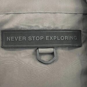 the north face multi pocket jacket, gray