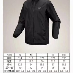 arc'teryx lightweight jacket black, green