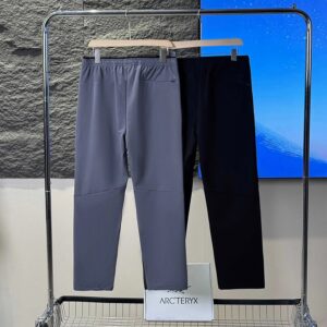 arc'teryx breathable pants, black/grey
