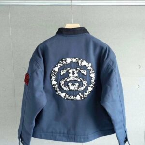 stu x dt vintage work jacket blue