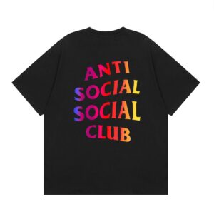 anti social club tee black