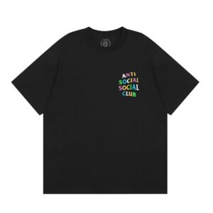 anti social club tee multicolor