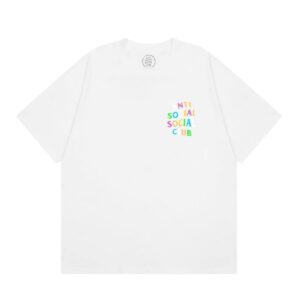 anti social club tee multicolor
