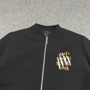 assc claw print jacket black