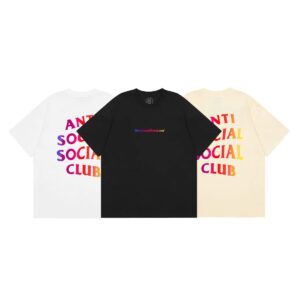 anti social club tee black