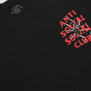 anti social social club tee black