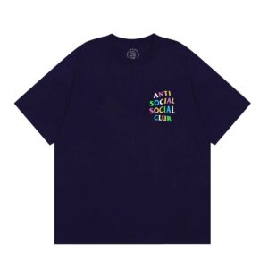anti social club tee multicolor