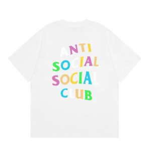 anti social club tee multicolor