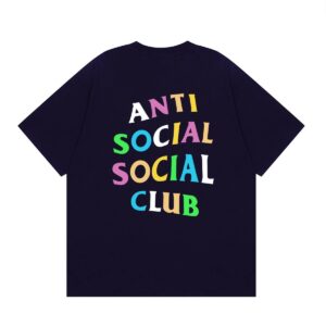 anti social club tee multicolor