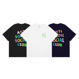 anti social club tee multicolor