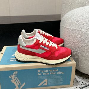 autry retro sneakers red