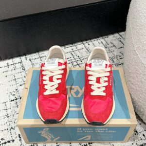 autry retro sneakers red