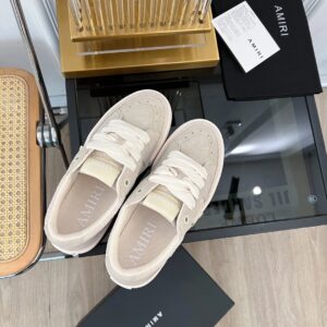 amiri multicolor sneakers beige