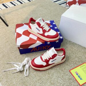 autry red white sneakers