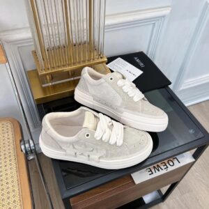 amiri multicolor sneakers beige