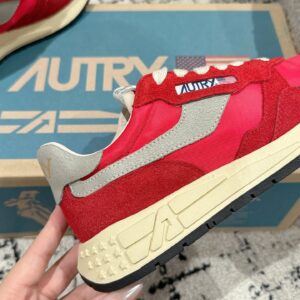 autry retro sneakers red